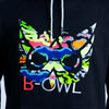 Carbon Black Neon Hoodie