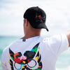 Colorful Camo Suede Cap