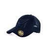 Mare Blue Suede Trucker Cap