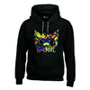 Carbon Black Neon Hoodie