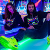 Carbon Black Neon Hoodie