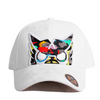 Colorful White Camo Suede Cap